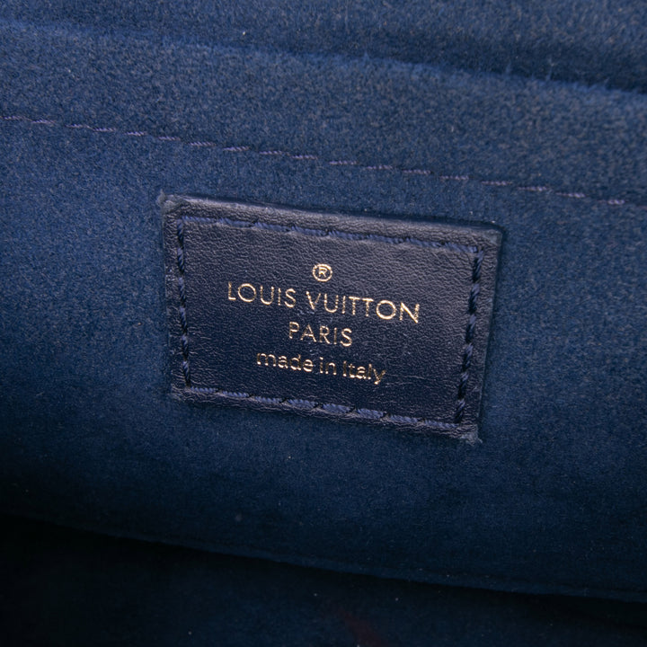 Limited Edition Denim Patches New Wave Chain MM Blue - Gaby Paris