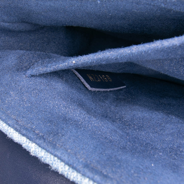 Limited Edition Denim Patches New Wave Chain MM Blue - Gaby Paris
