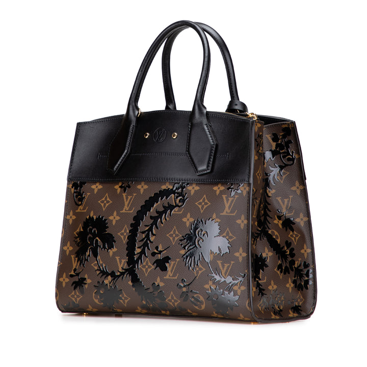 Louis Vuitton Monogram City Steamer Blossom MM Marron