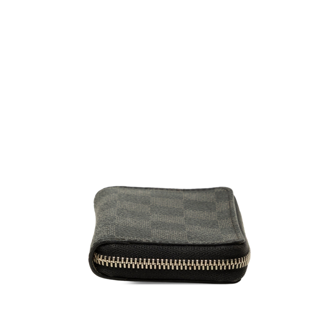Louis Vuitton Porte-monnaie Zippy Damier Graphite Noir – vue 3 – GABY PARIS