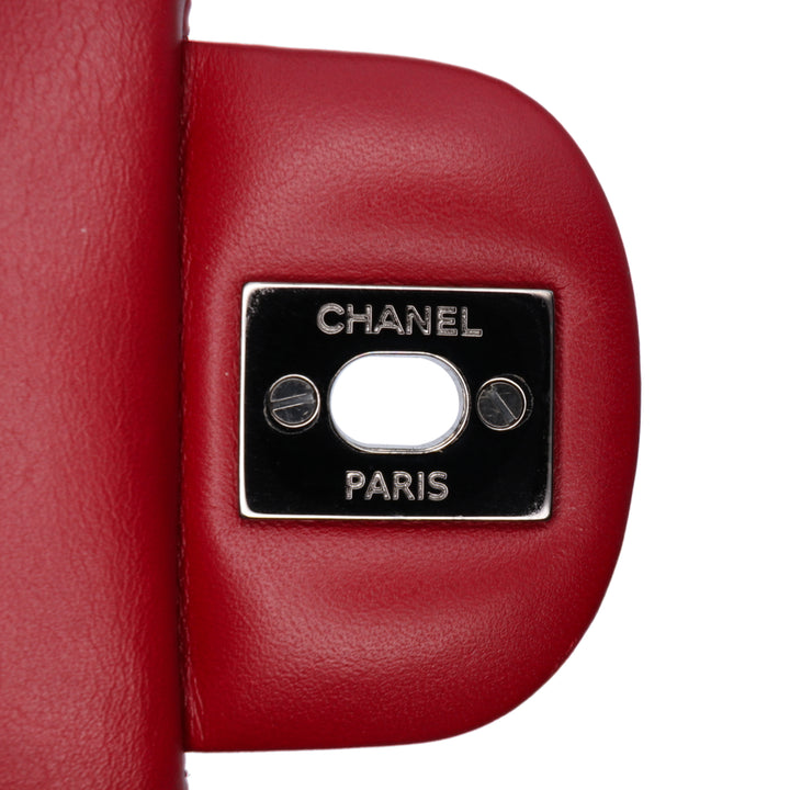 Mini Rectangular Classic Patent Single Flap Red - Gaby Paris