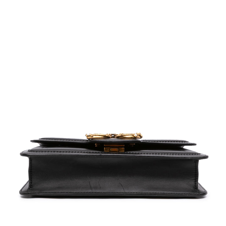 Dolce & Gabbana DG Amore Sac Cuir de veau Noir – vue 3 – GABY PARIS