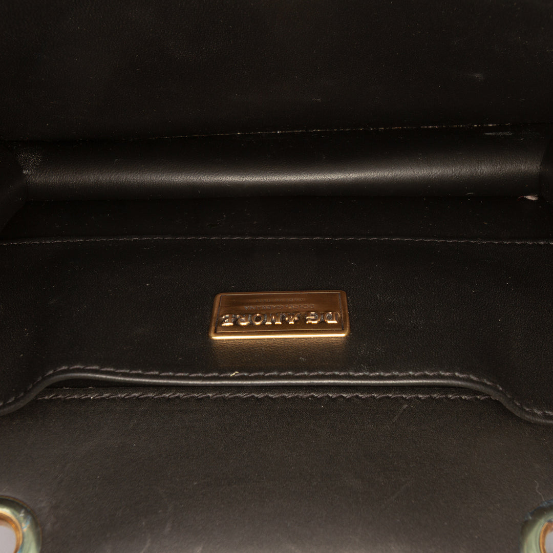 Dolce & Gabbana DG Amore Sac Cuir de veau Noir – vue 4 – GABY PARIS