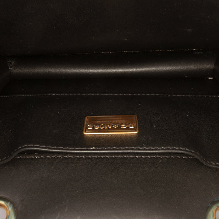 Dolce & Gabbana DG Amore Sac Cuir de veau Noir – vue 4 – GABY PARIS