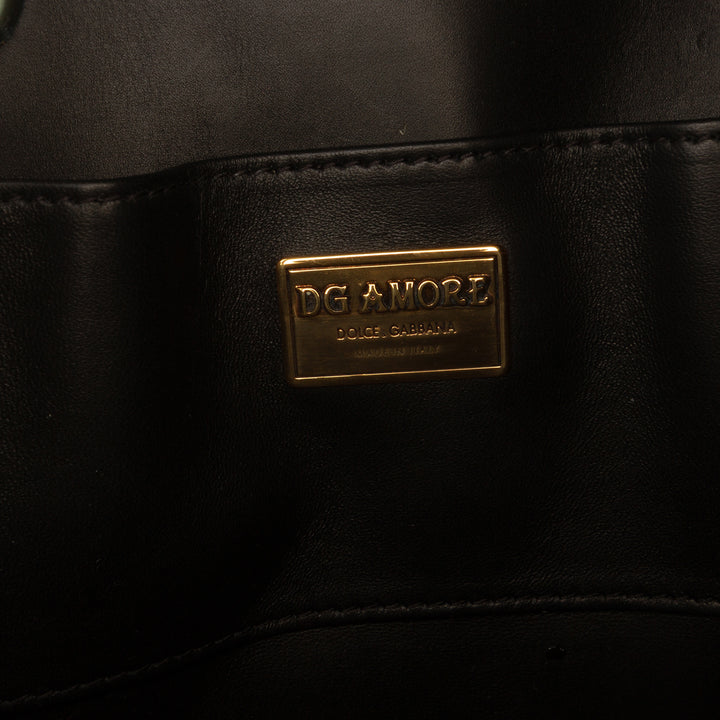 Dolce & Gabbana DG Amore Sac Cuir de veau Noir – vue 5 – GABY PARIS