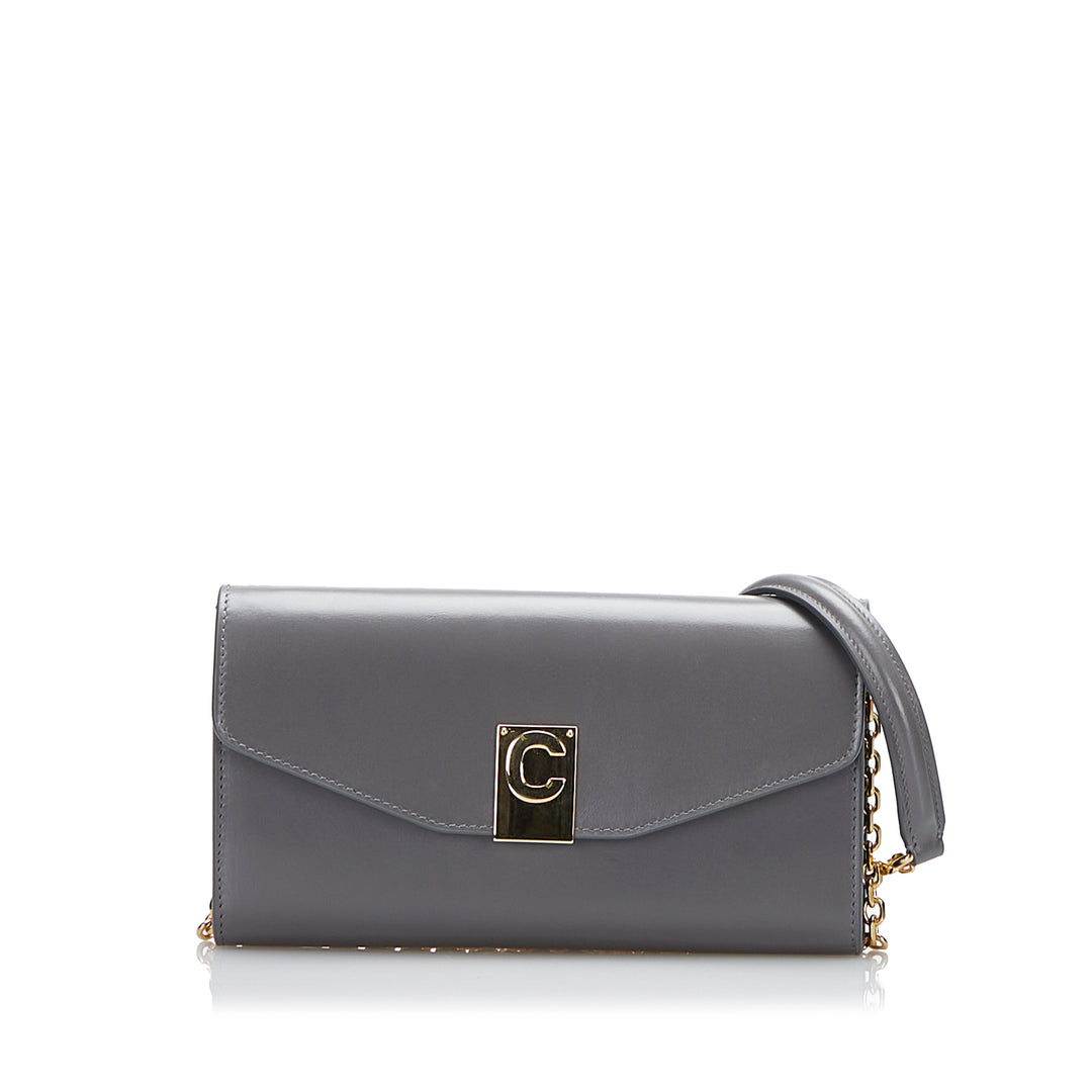 C Bag Wallet On Chain Gray - Gaby Paris