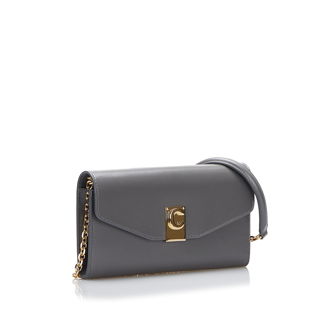 C Bag Wallet On Chain Gray - Gaby Paris