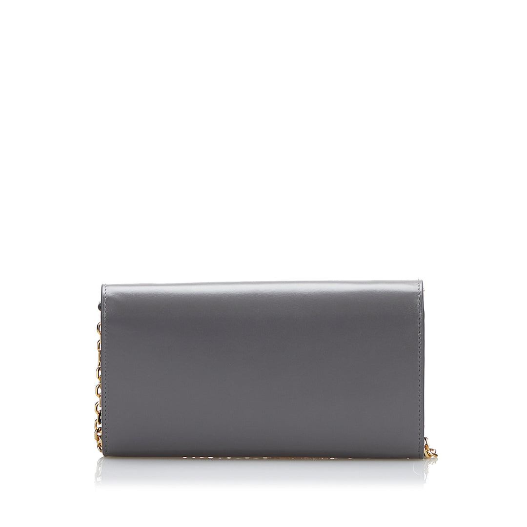 C Bag Wallet On Chain Gray - Gaby Paris