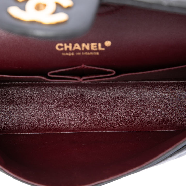 Chanel Classic Double rabat Moyen Cuir d'agneau Noir – vue 4 – GABY PARIS