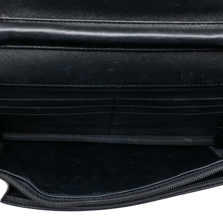 Chanel CC Matelassé Cuir verni Wallet on Chain