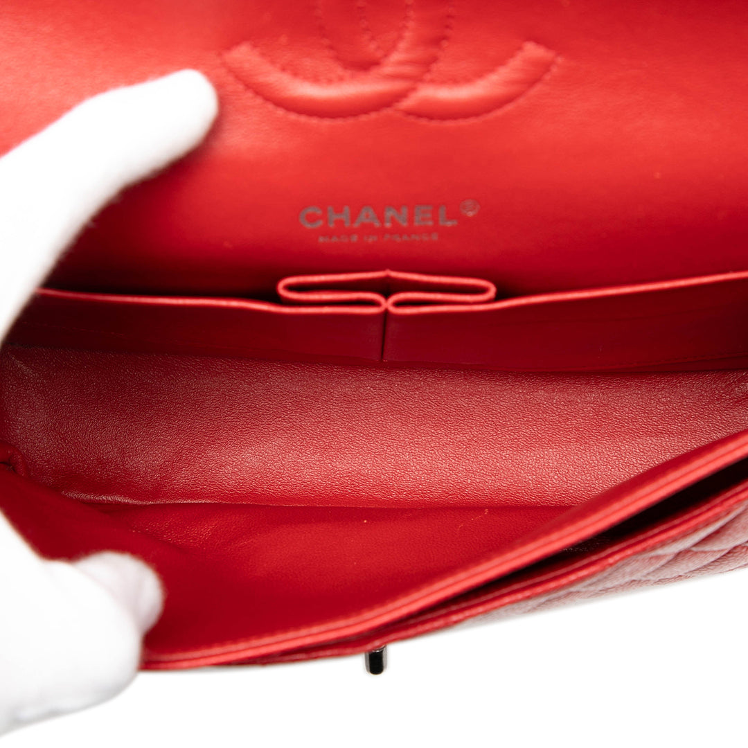 Chanel Medium Classic Caviar Double rabat