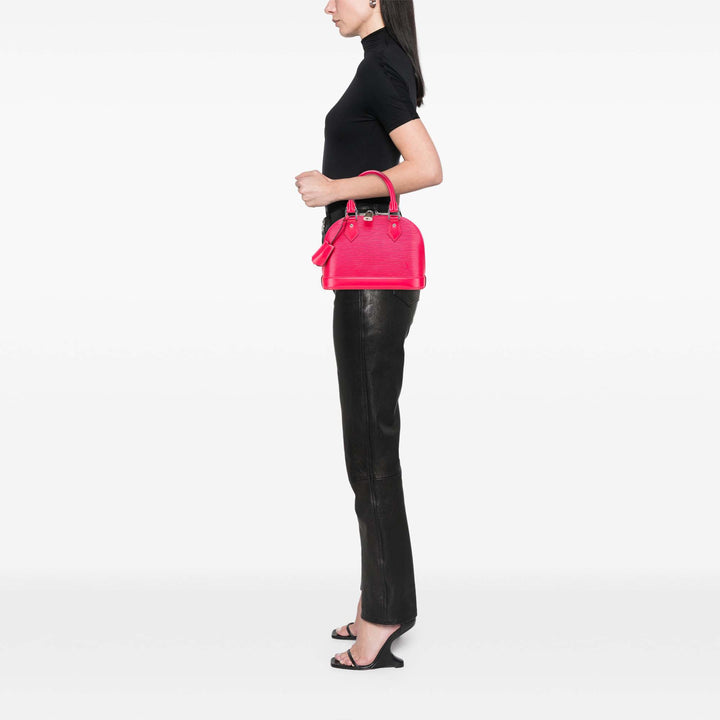 Louis Vuitton Epi Alma BB Rose