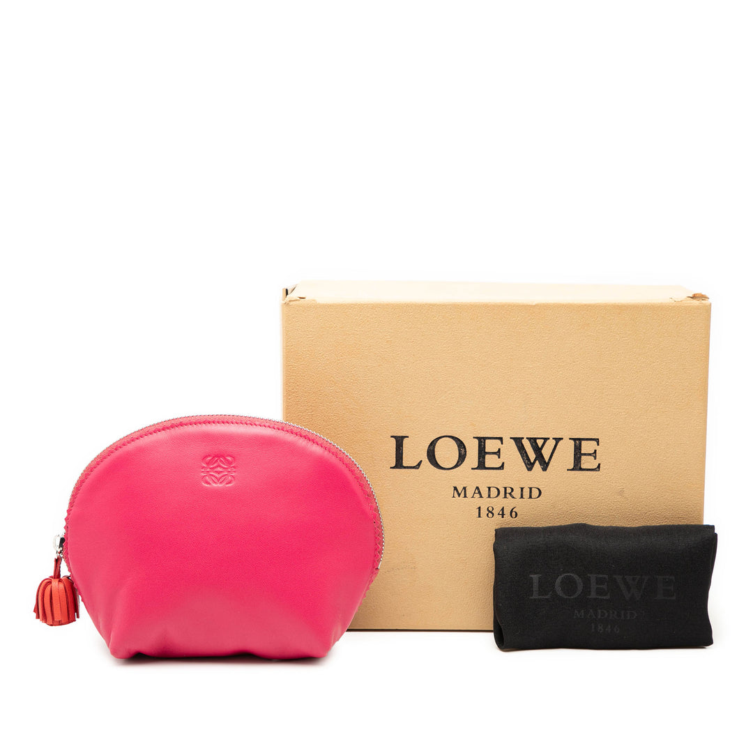 LOEWE Anagram Trousse de maquillage Cuir nappa