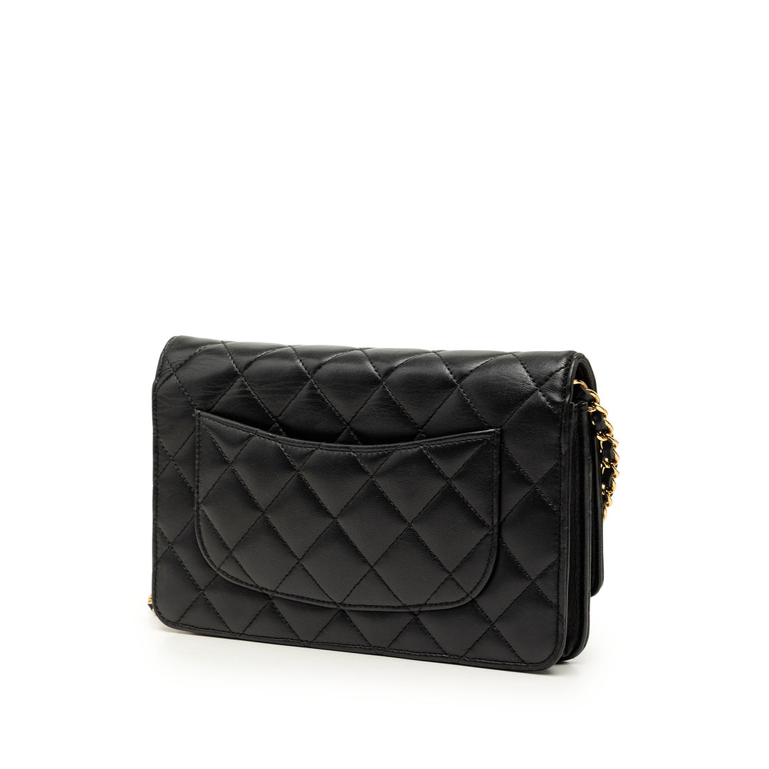 Chanel CC Matelassé Wallet on Chain Cuir d'agneau