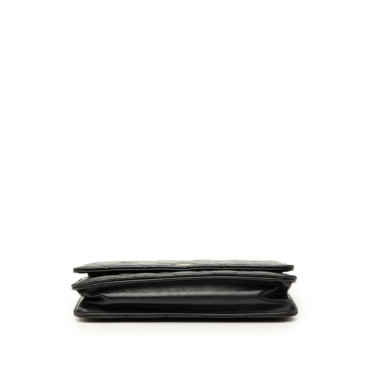 Chanel CC Matelassé Wallet on Chain Cuir d'agneau