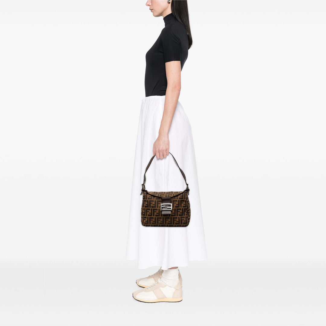 Fendi Zucca Toile Double rabat Mamma