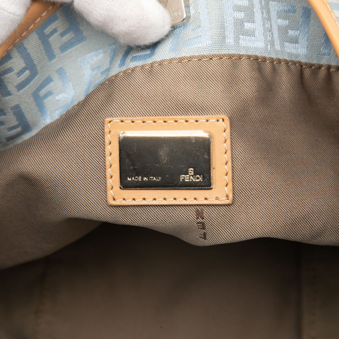 Fendi Small Zucchino Toile Roll Cabas