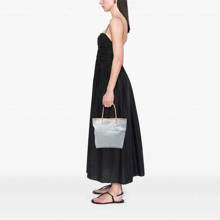 Fendi Small Zucchino Toile Roll Cabas