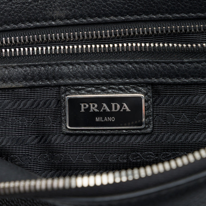 Vitello Daino Wristlet Pochette Noir