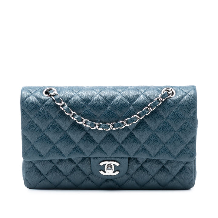 Chanel Medium Classic Caviar Double rabat