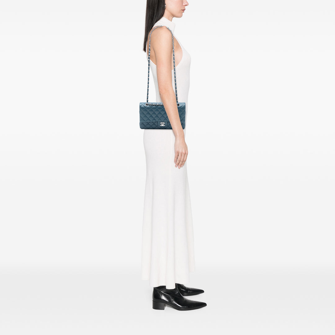 Chanel Medium Classic Caviar Double rabat