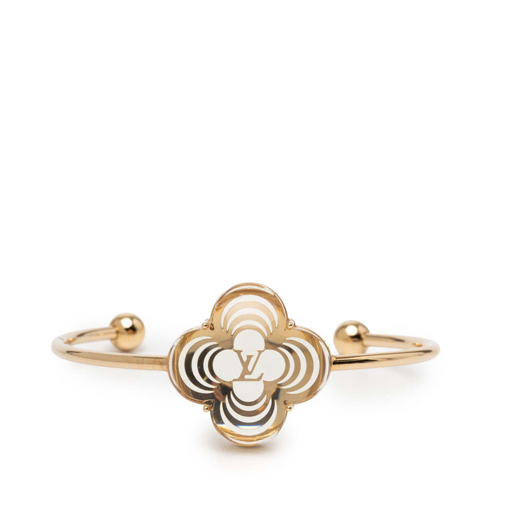 Louis Vuitton plaqué Resin La Folie Cuff Bracelet