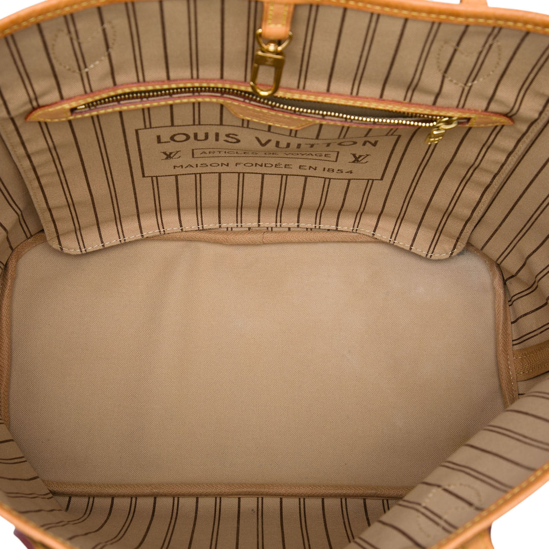 Louis Vuitton Neverfull MM Monogram Marron – vue 4 – GABY PARIS