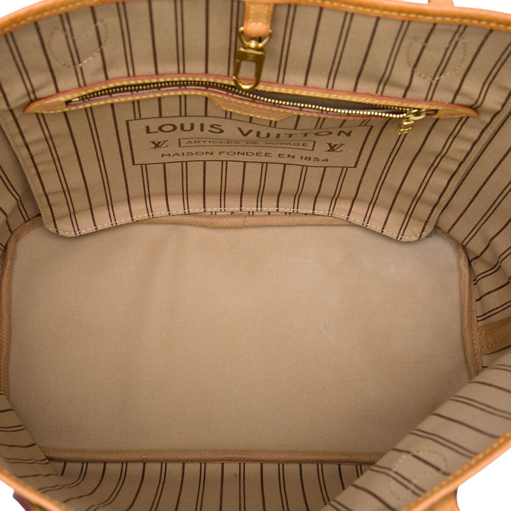 Louis Vuitton Neverfull MM Monogram Marron – vue 4 – GABY PARIS