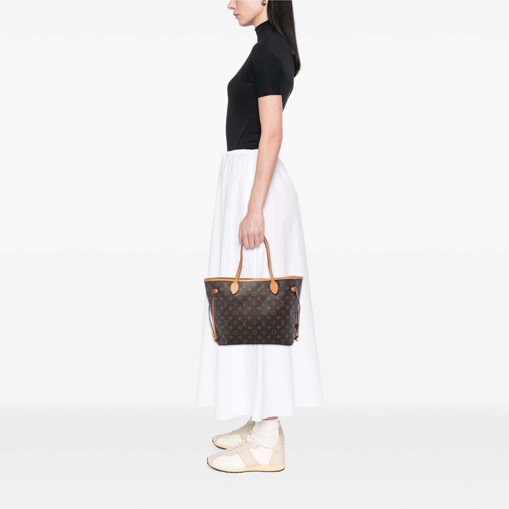 Louis Vuitton Neverfull MM Monogram Marron – vue 5 – GABY PARIS