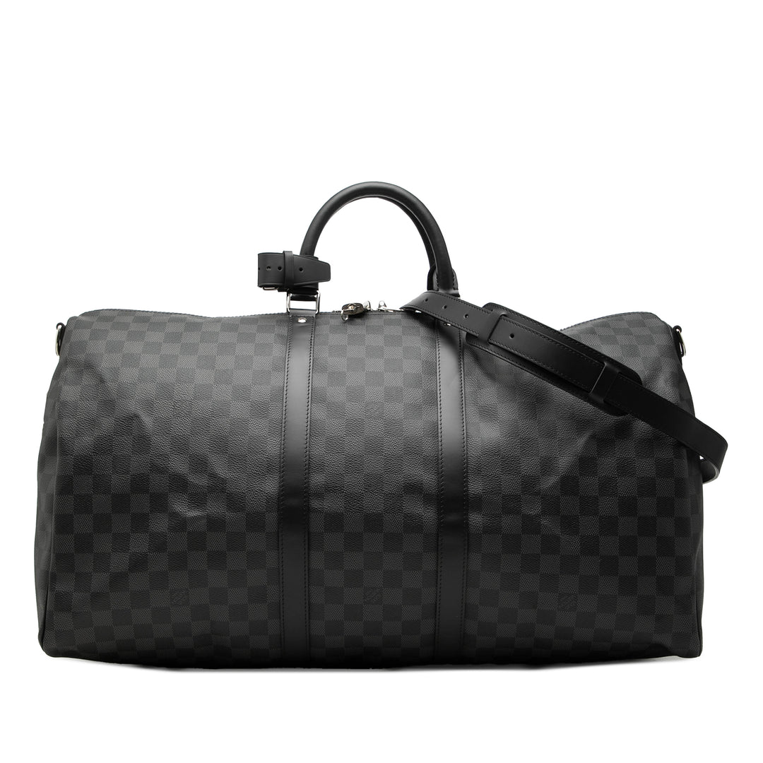 Louis Vuitton Damier Graphite Keepall Bandouliere 55