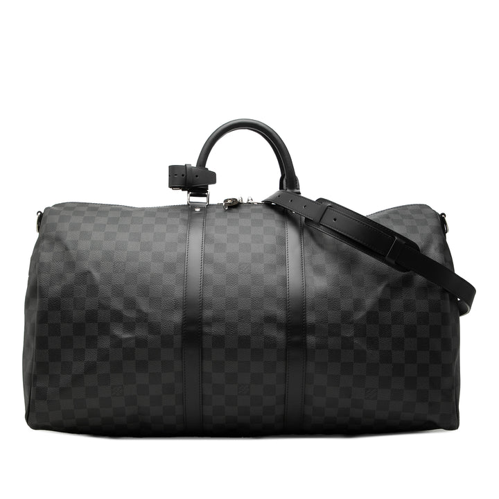 Louis Vuitton Damier Graphite Keepall Bandouliere 55