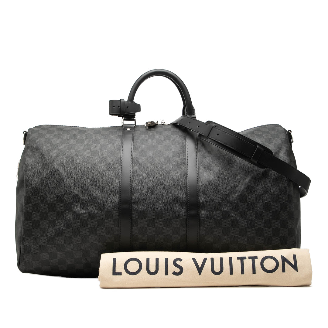 Louis Vuitton Damier Graphite Keepall Bandouliere 55