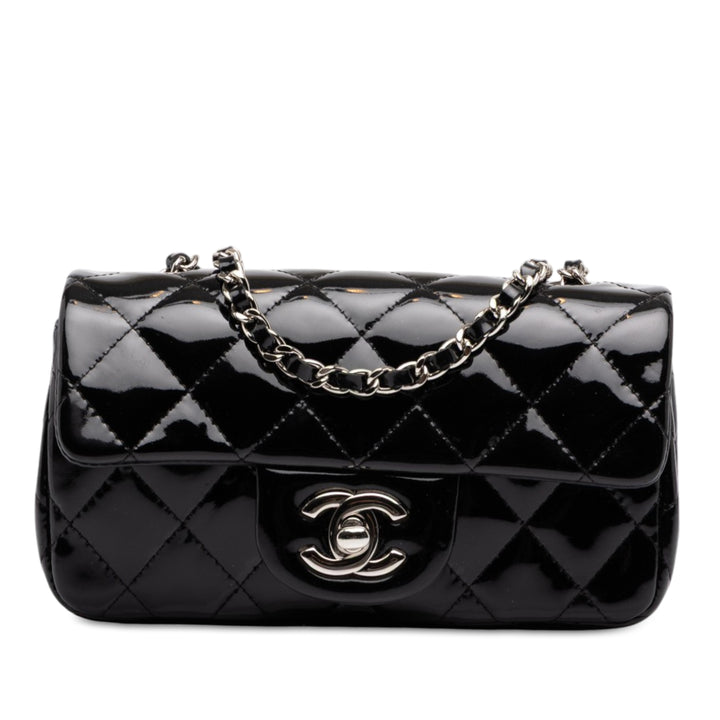 Classic Rectangulaire Rabat simple Extra Mini Noir