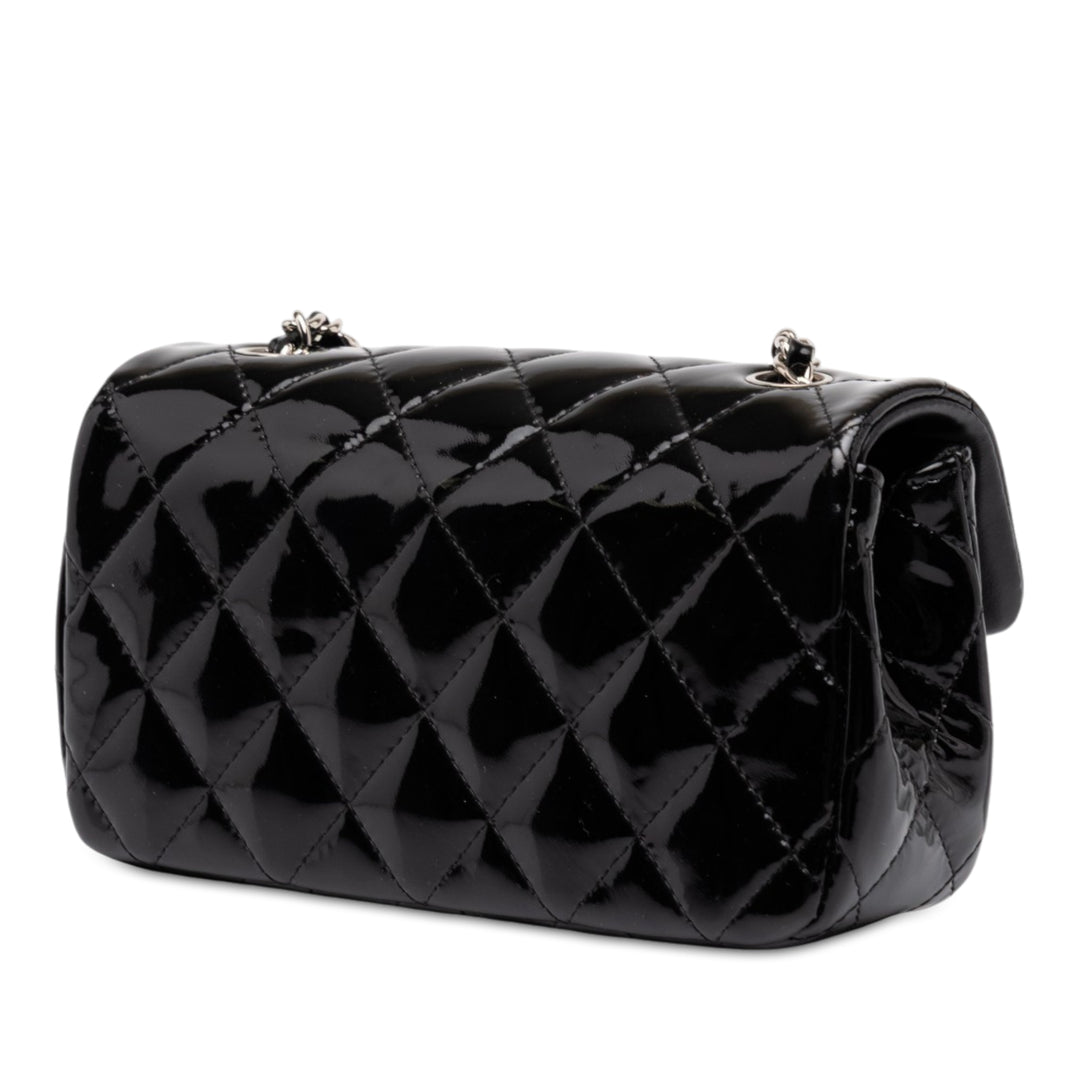 Classic Rectangulaire Rabat simple Extra Mini Noir