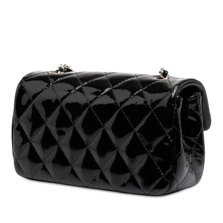 Classic Rectangulaire Rabat simple Extra Mini Noir