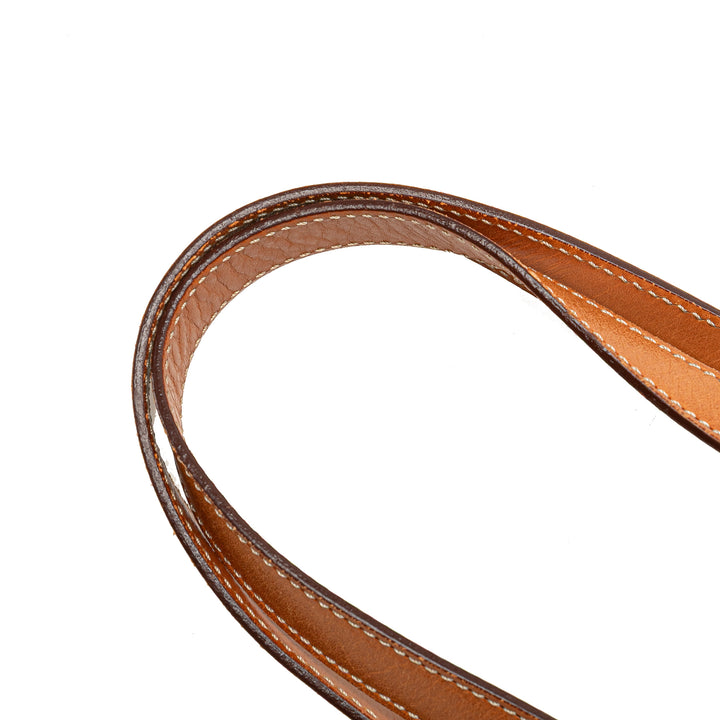 Macadam Coated Canvas Boston Bag Brown - Gaby Paris
