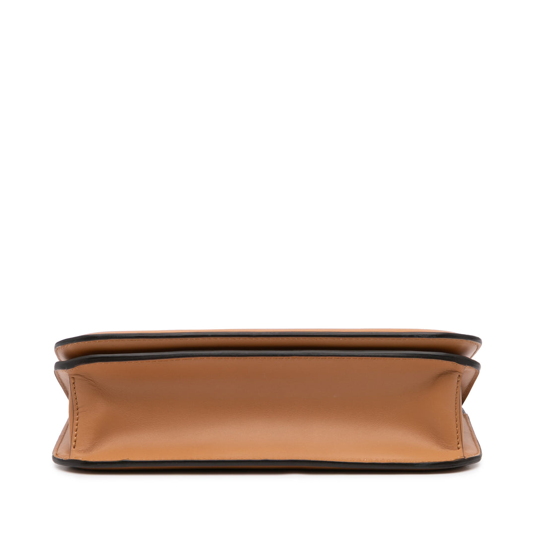 Fendi Cuir de veau Vitello King Nubuck Pequin Karligraphy Pocket Sac bandoulière