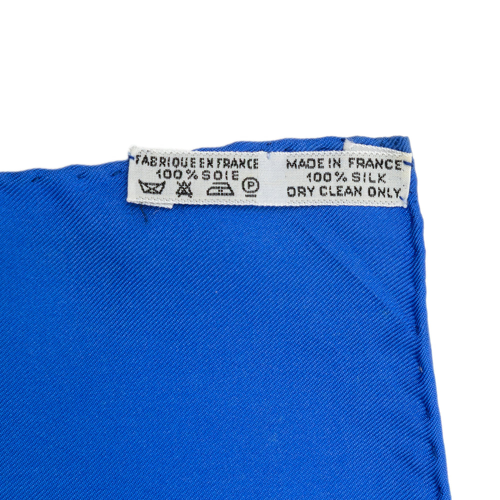 Hermès Les Tambours Foulard 90 Blanc – vue 2 – GABY PARIS