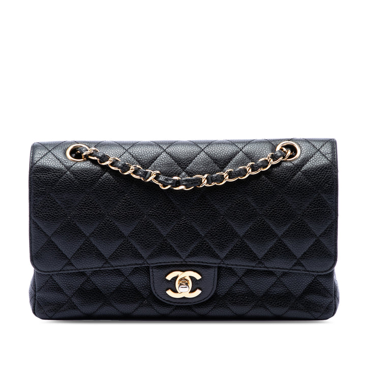 Chanel Medium Classic Caviar Double rabat