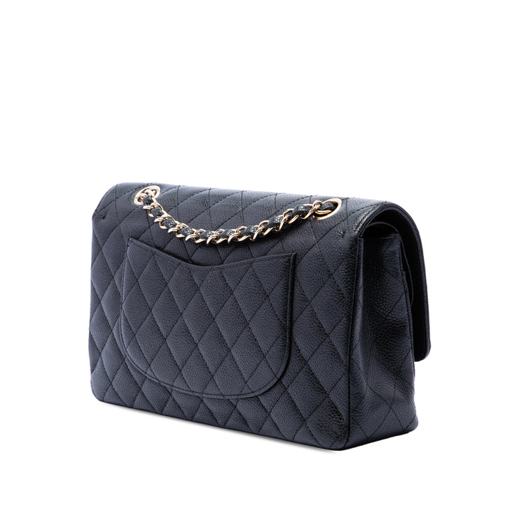Chanel Medium Classic Caviar Double rabat