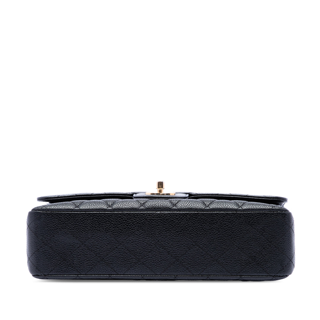 Chanel Medium Classic Caviar Double rabat