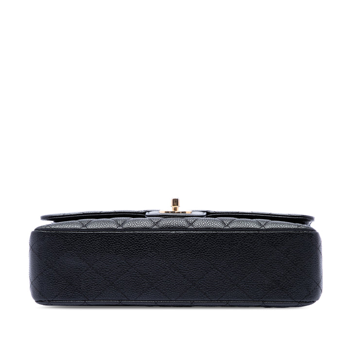 Chanel Medium Classic Caviar Double rabat