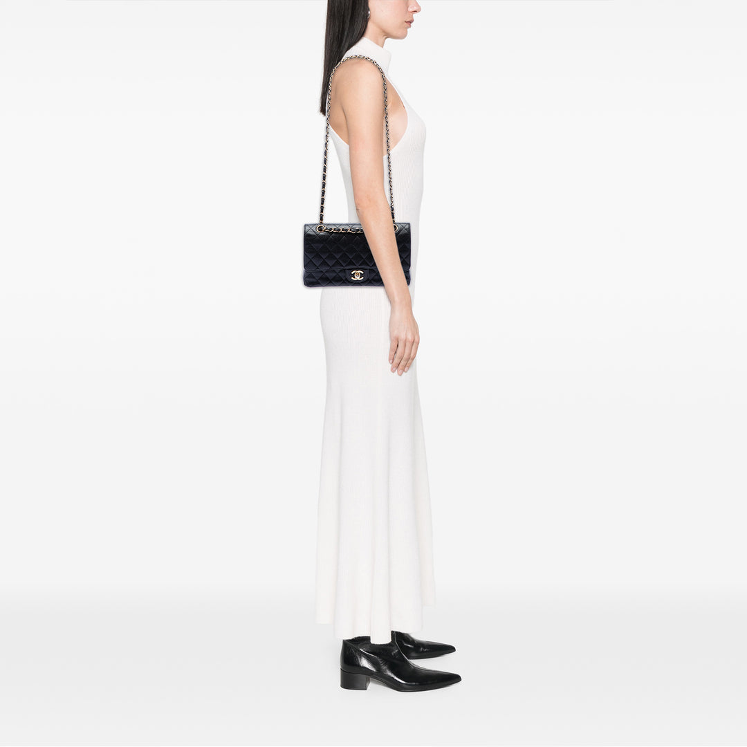 Chanel Medium Classic Caviar Double rabat