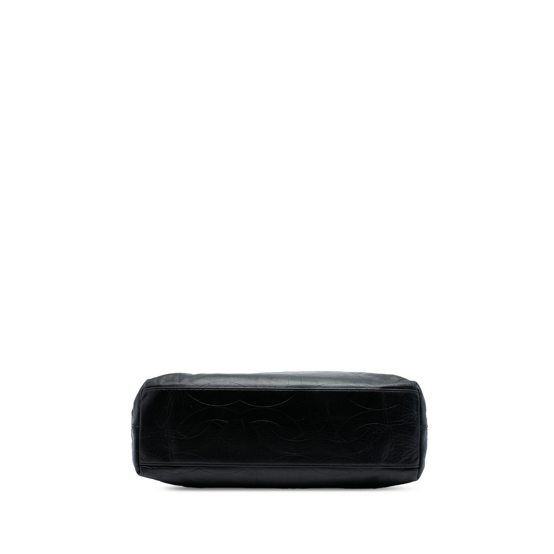 Chanel CC embossé Cabas Cuir