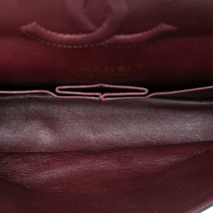 Chanel Medium Classic Chevron Cuir d’agneau Double rabat