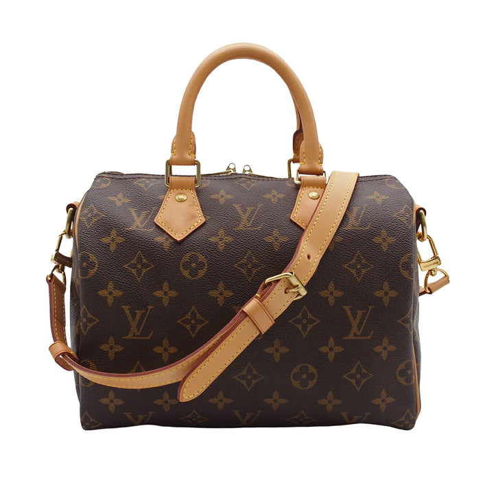 Louis Vuitton Sac à main Speedy Bandouliere 25 Monogram Marron – vue principale – GABY PARIS