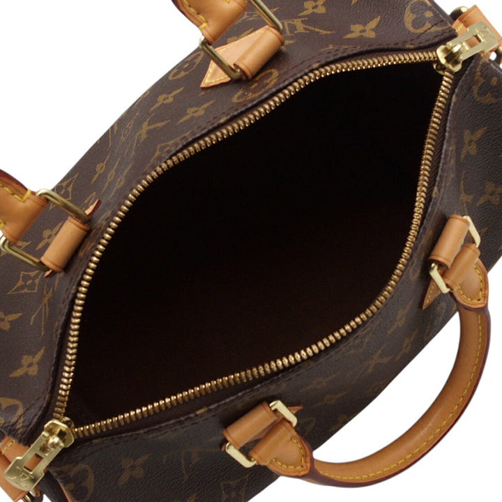 Louis Vuitton Sac à main Speedy Bandouliere 25 Monogram Marron – vue 4 – GABY PARIS