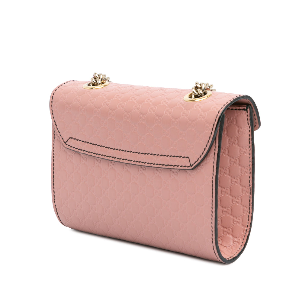 Mini Microguccissima Emily Crossbody Bag Pink - Gaby Paris