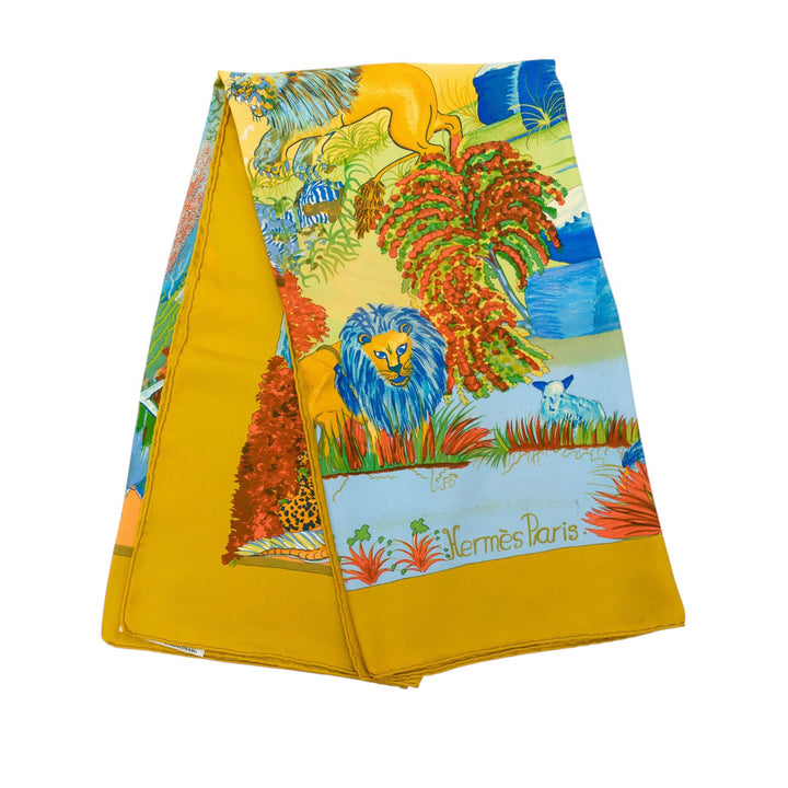 Hermès Carré Nuba Mountain 90 Multi Multicolore – vue principale – GABY PARIS
