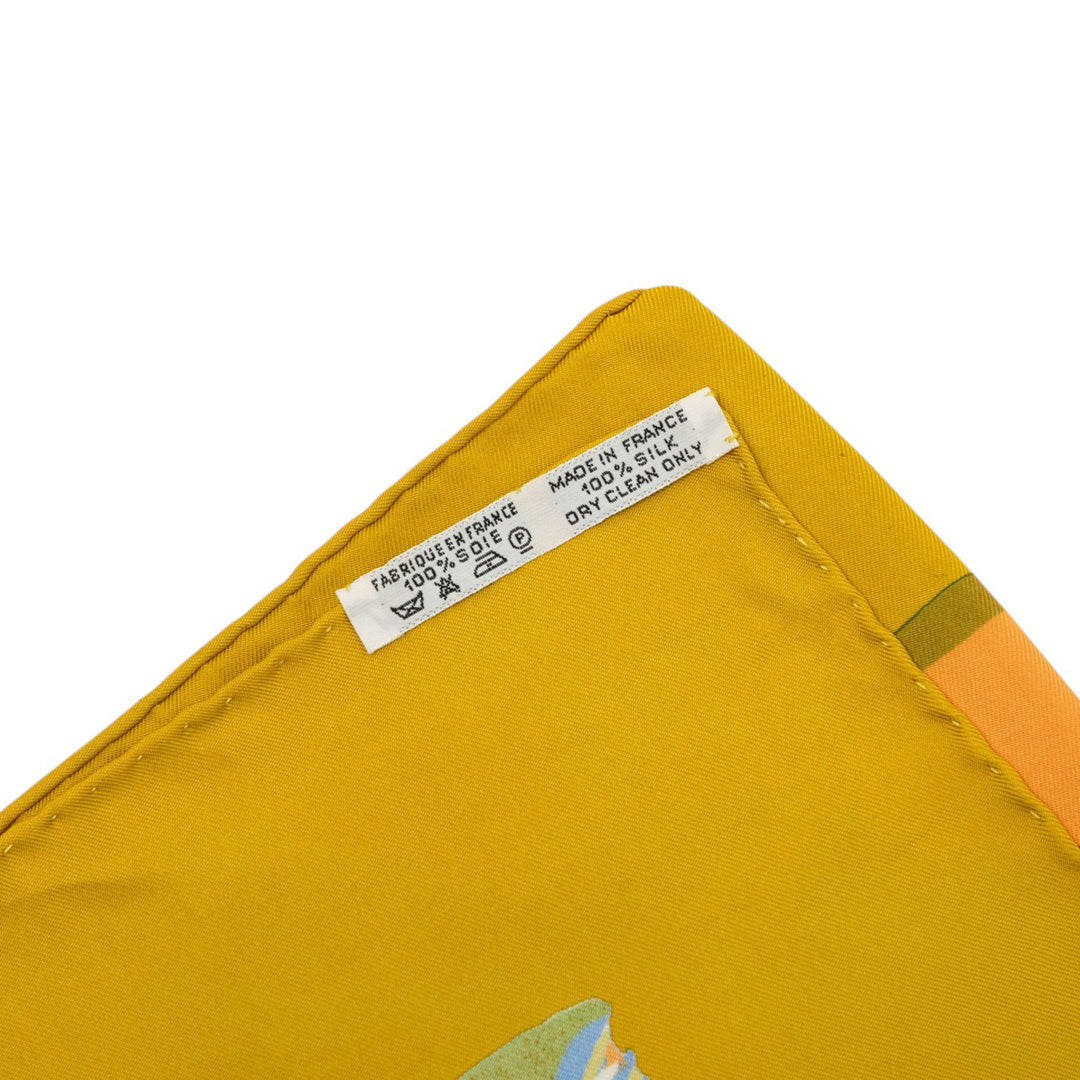 Hermès Carré Nuba Mountain 90 Multi Multicolore – vue 4 – GABY PARIS